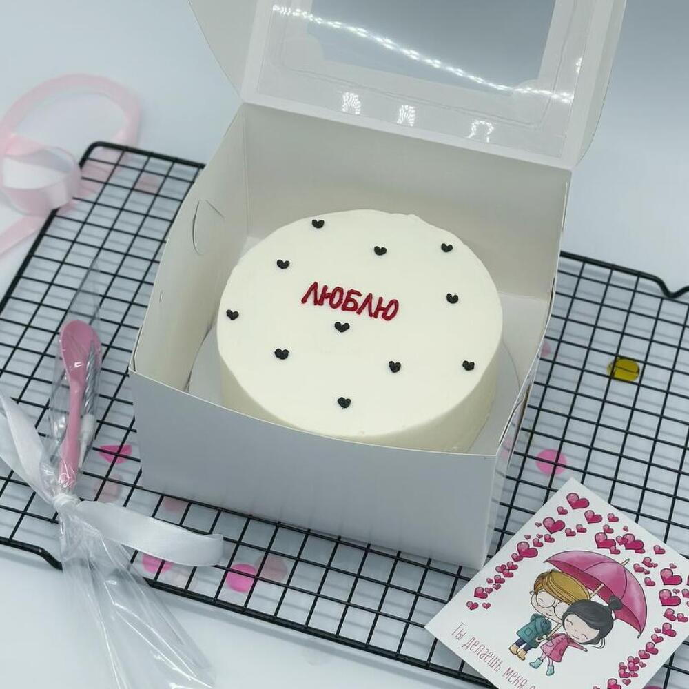 -10% Бенто торт «Люблю» в подарок второй половинке