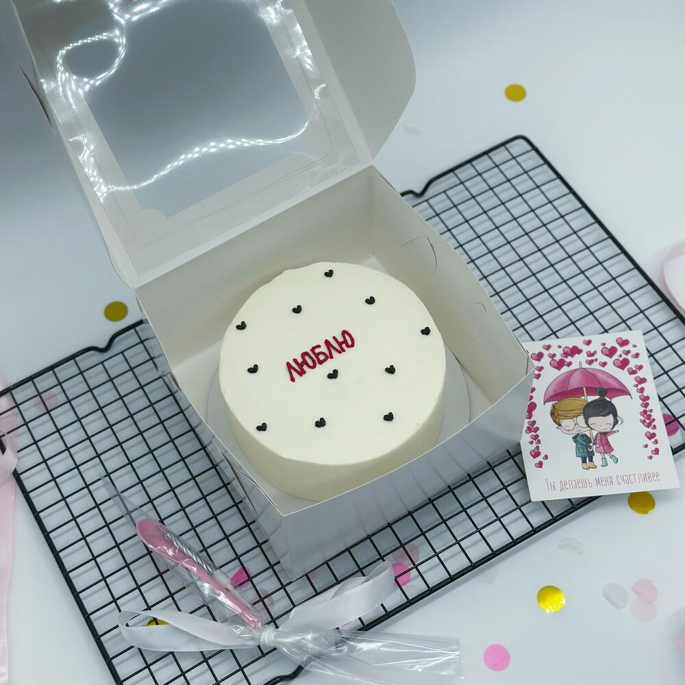 -10% Бенто торт «Люблю» в подарок второй половинке