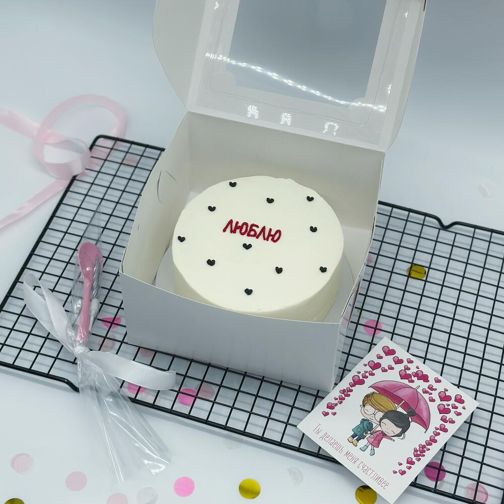 -10% Бенто торт «Люблю» в подарок второй половинке