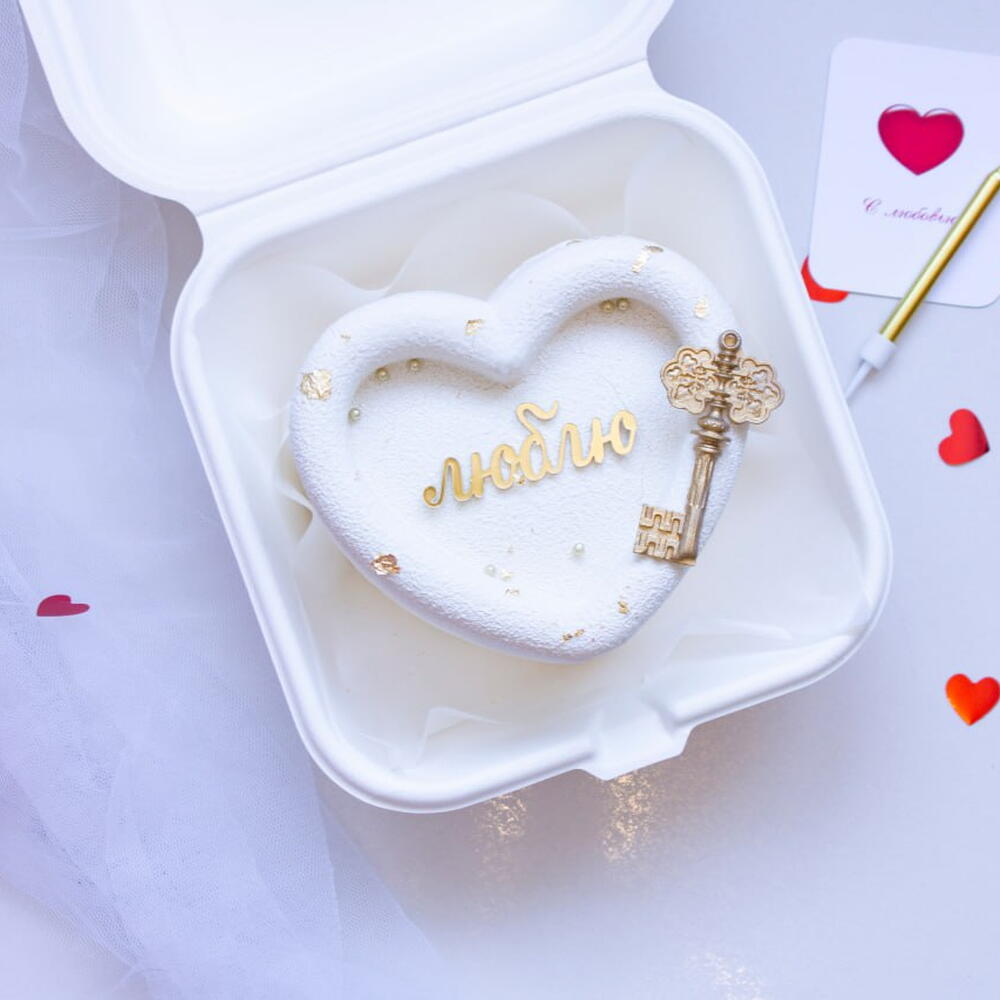 14 февраля муссовый бенто торт