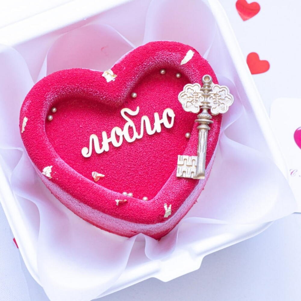 14 февраля муссовый торт