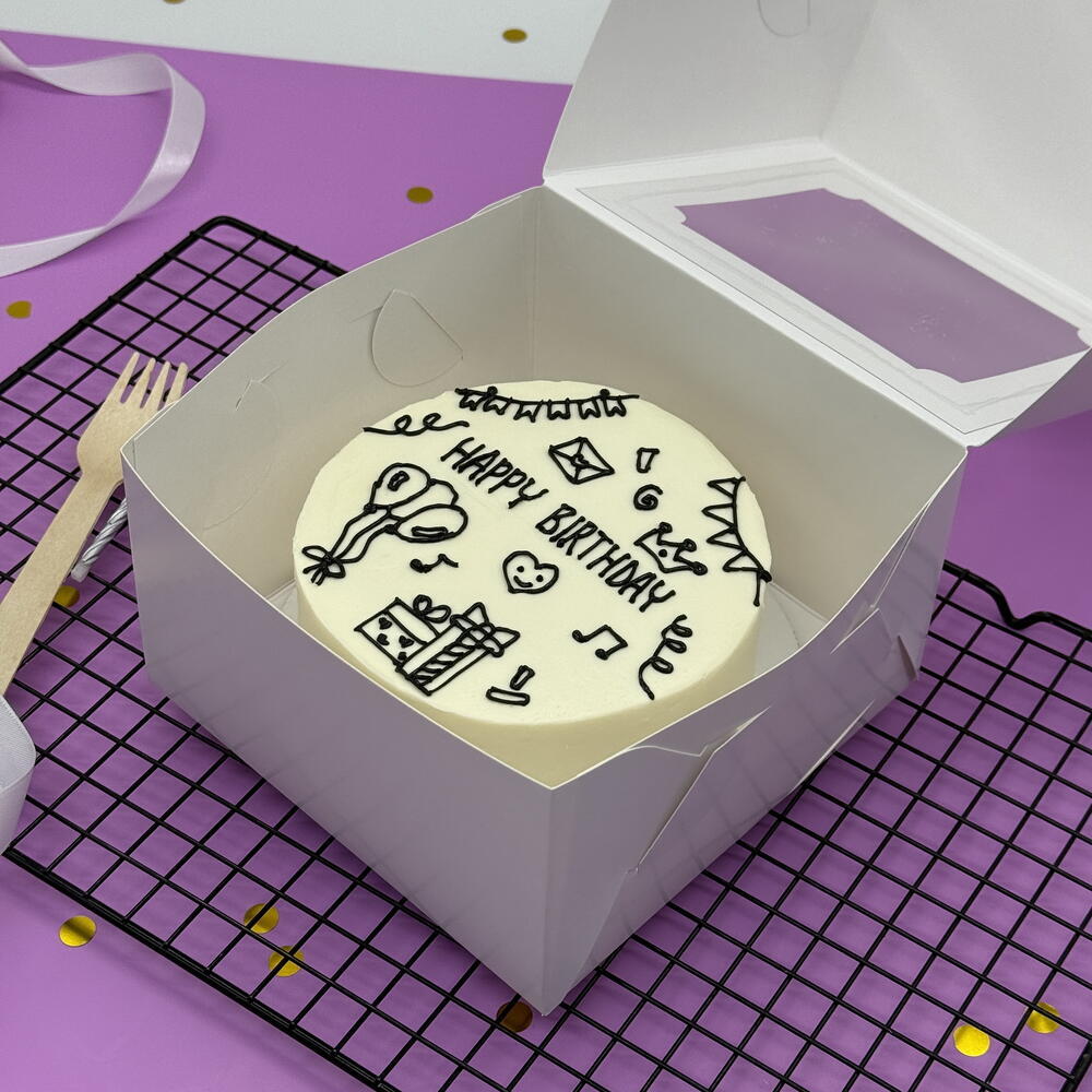 -15% Бенто торт на День рождения с прикольными рисунками