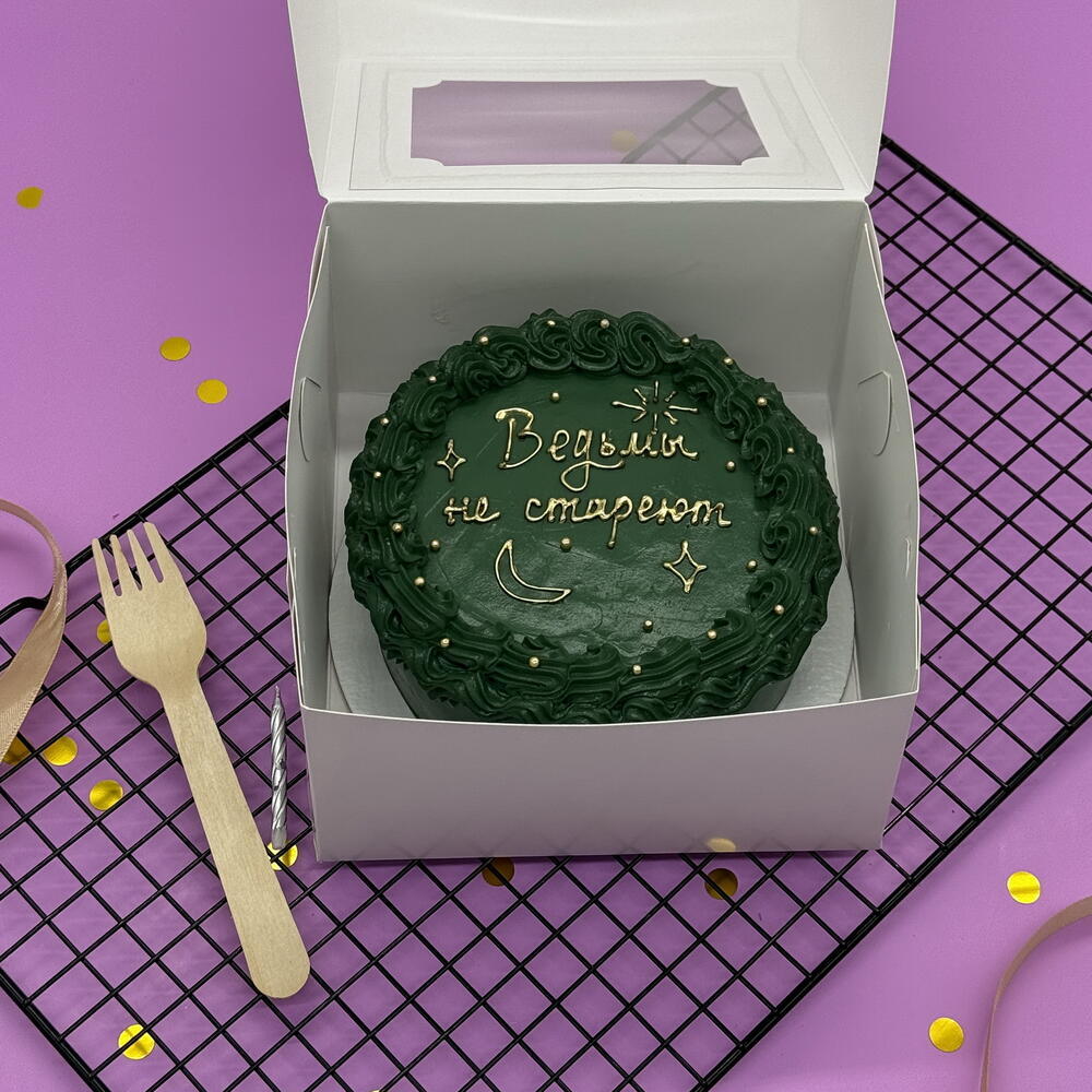 -15% Бенто торт "Ведьмы не стареют" на День рождения подруге