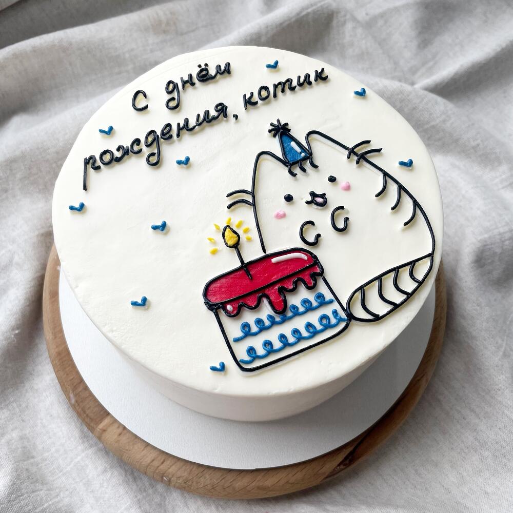 Бенто 1 кг с котом