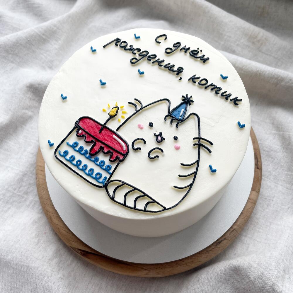 Бенто 1 кг с котом