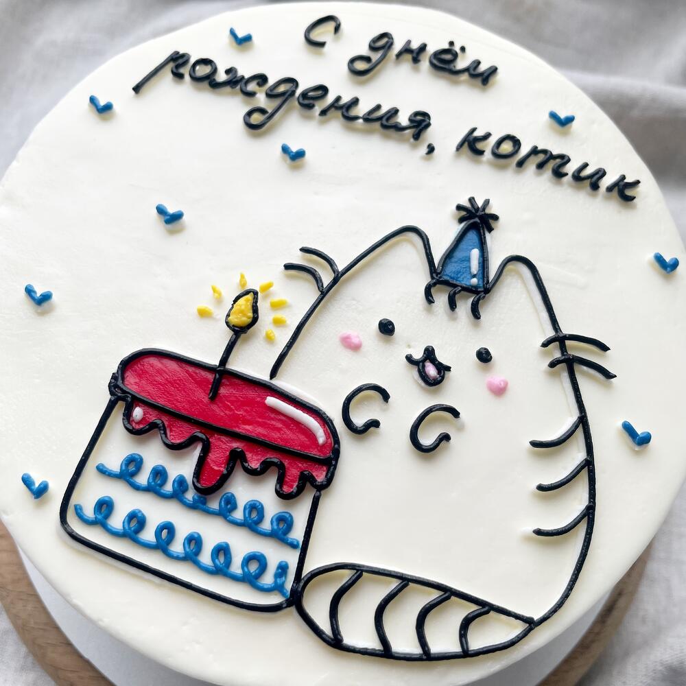 Бенто 1 кг с котом