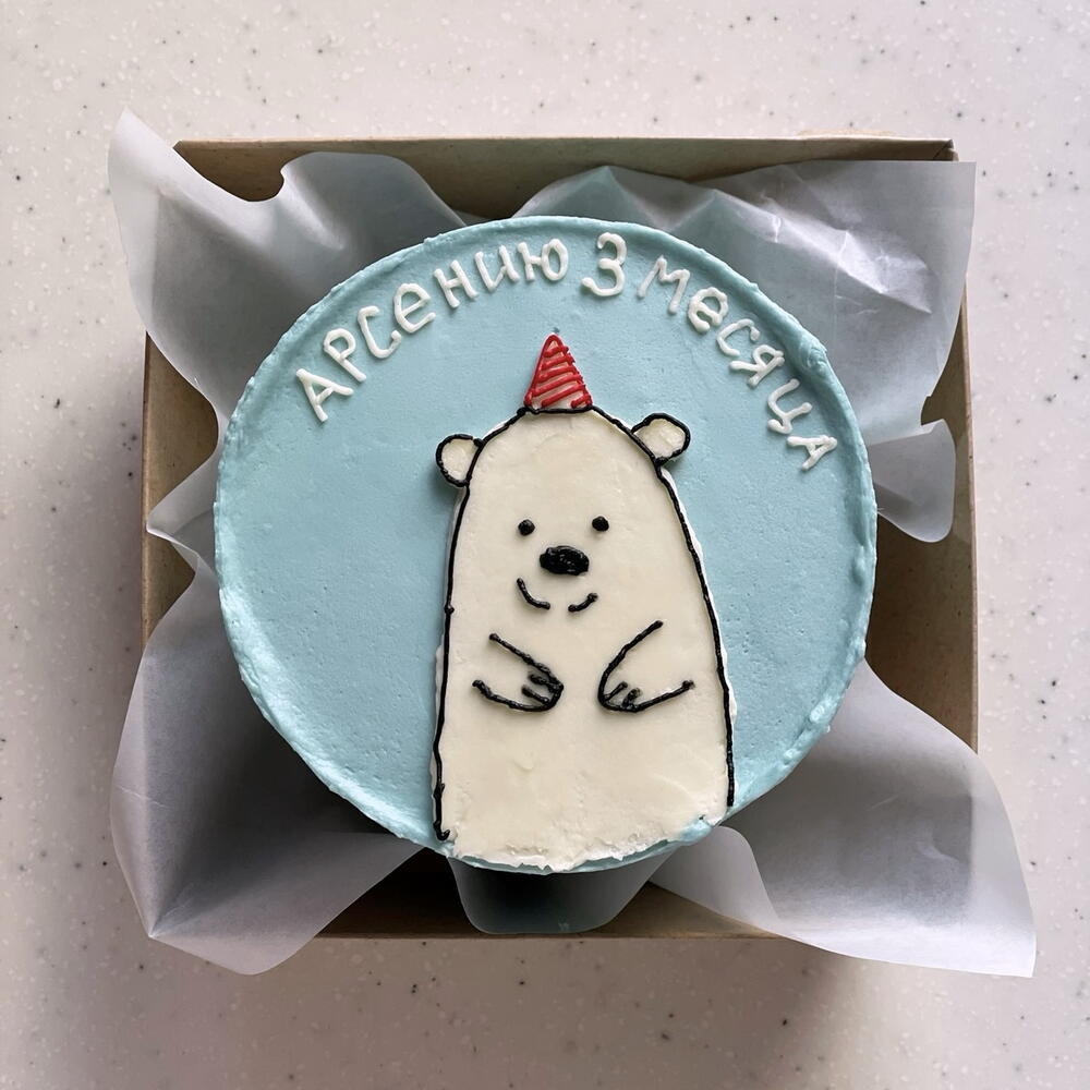 Бенто «белый мишка»