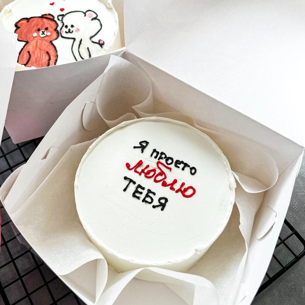 Bento cake "I love you"