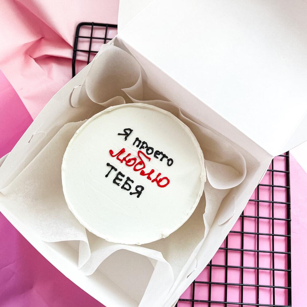 Bento cake "I love you"