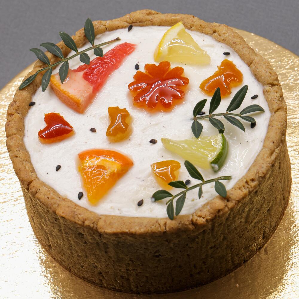 Бенто-чизкейк на 14 февраля. "Флорида" | 0.45 кг | лимонно-лаймовый