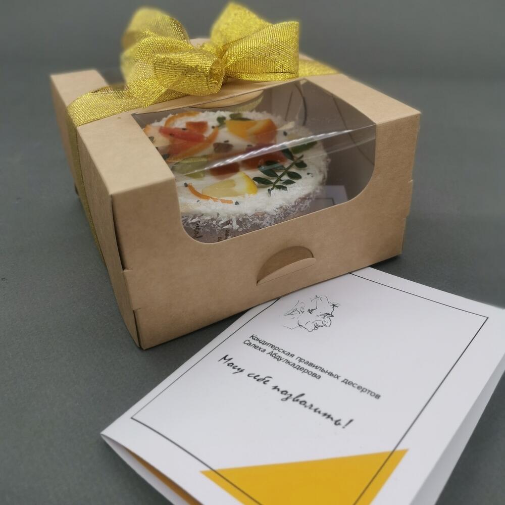 Бенто-чизкейк на 14 февраля. "Флорида" | 0.45 кг | лимонно-лаймовый