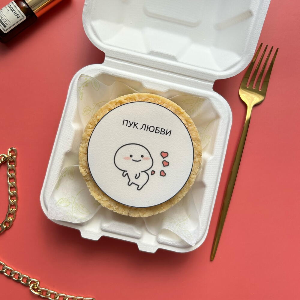 Бенто-чизкейк «Пук любви»