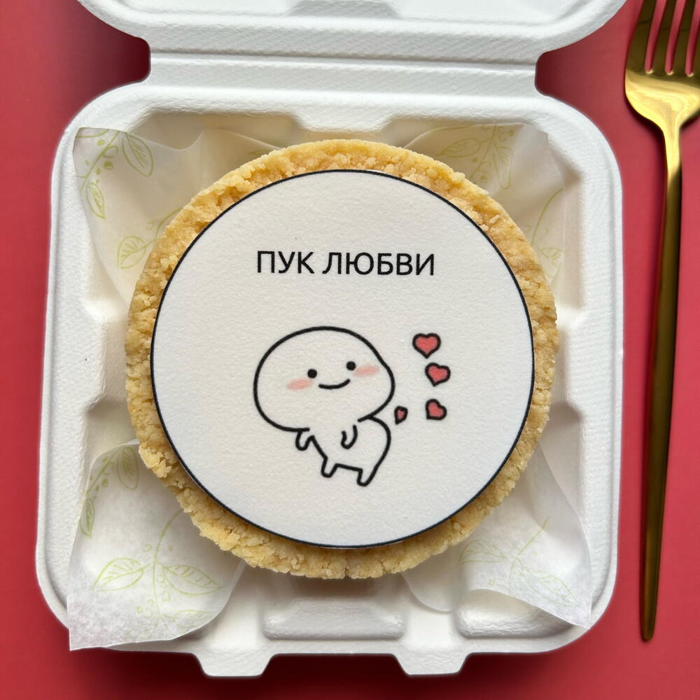 Бенто-чизкейк «Пук любви»