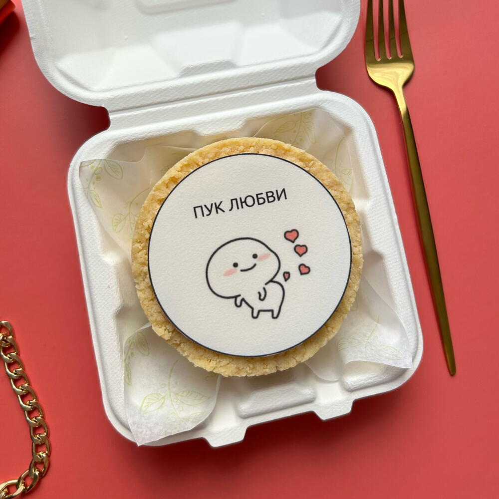 Бенто-чизкейк «Пук любви»