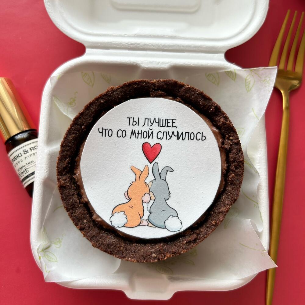 Бенто-чизкейк со вкусом «Вишня-шоколад» в подарок