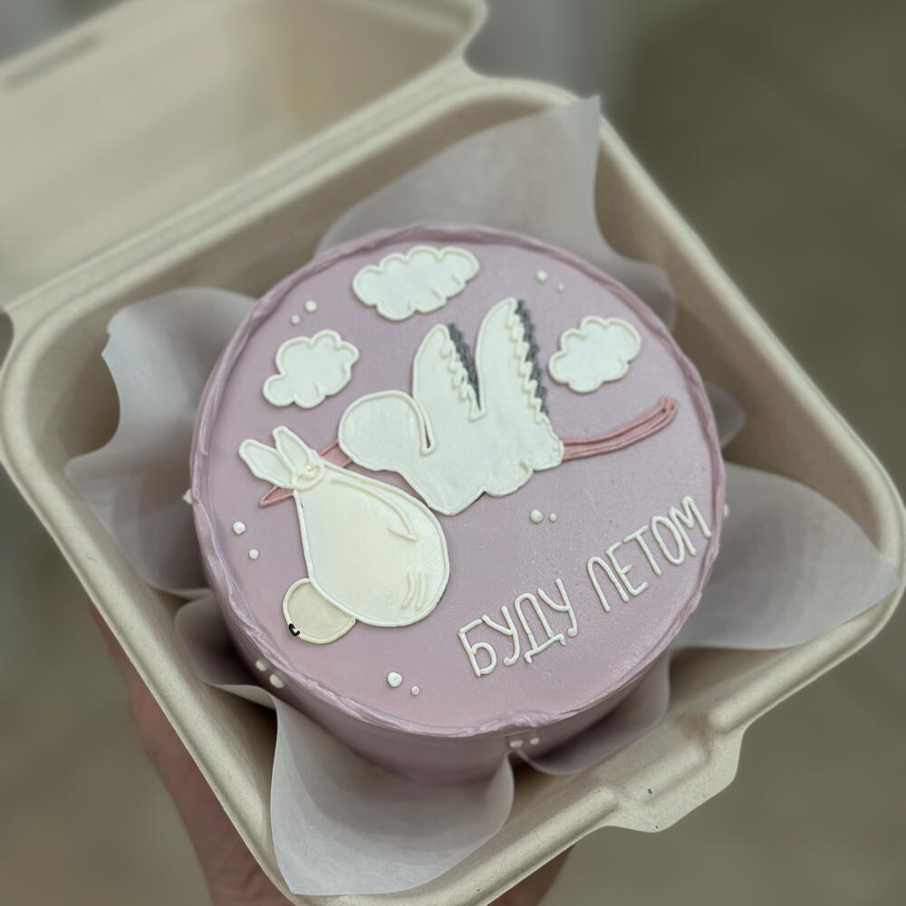 Бенто гендерный с аистом