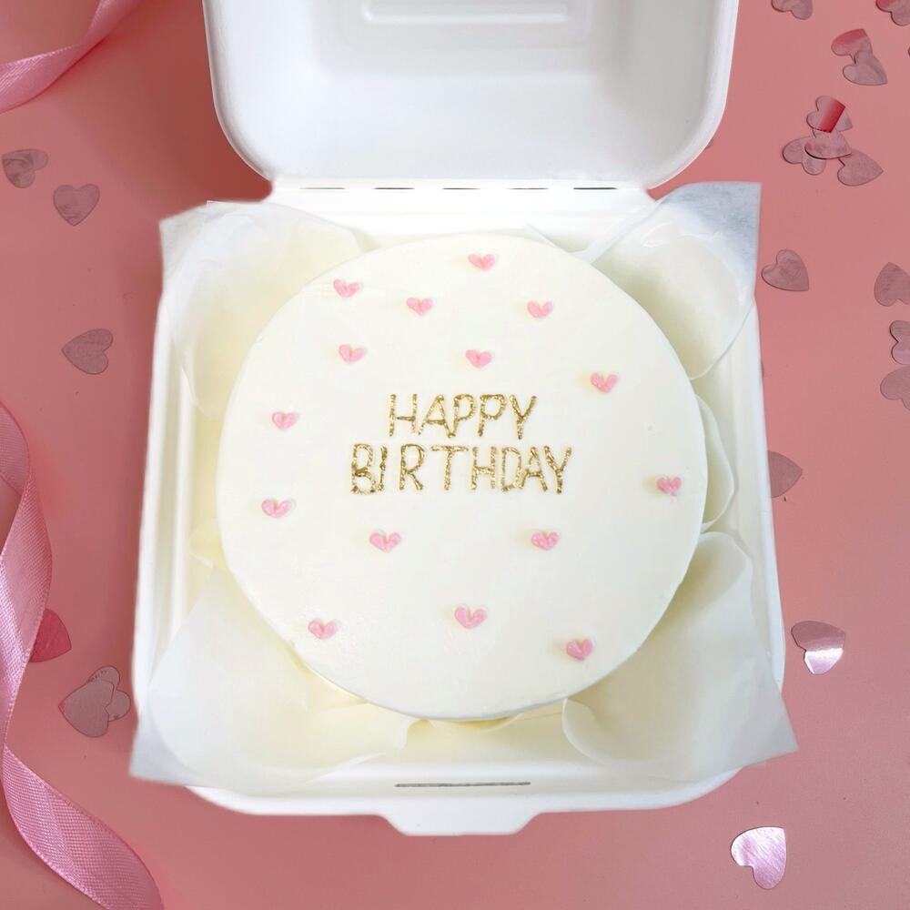 Бенто happy birthday в подарок на день рождения, для подруги