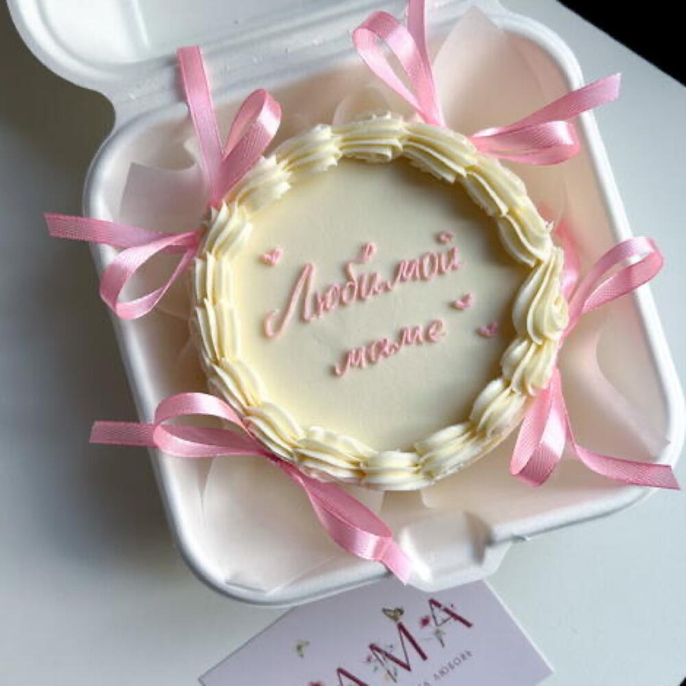 Бенто Ламбет с розовыми бантиками для мамы