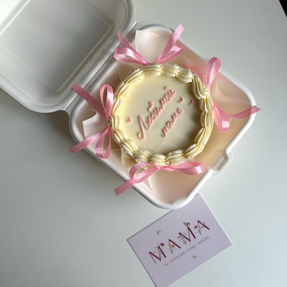 Бенто Ламбет с розовыми бантиками для мамы