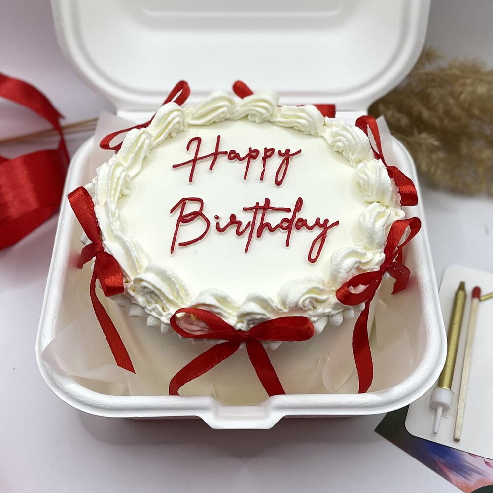 Бенто ламбет с рюшами, красными бантиками и Вашей надписью XL 700гр