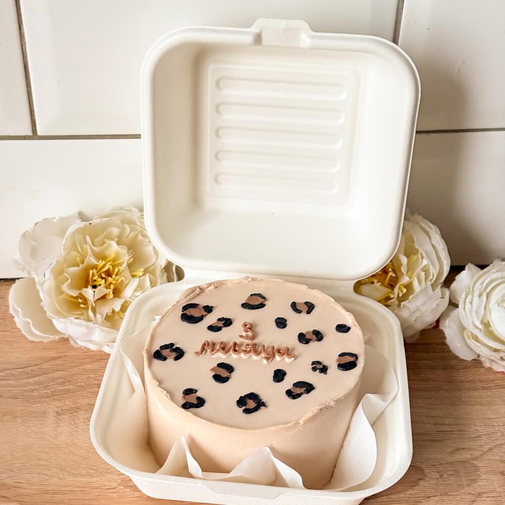 Бенто леопард принт любая надпись