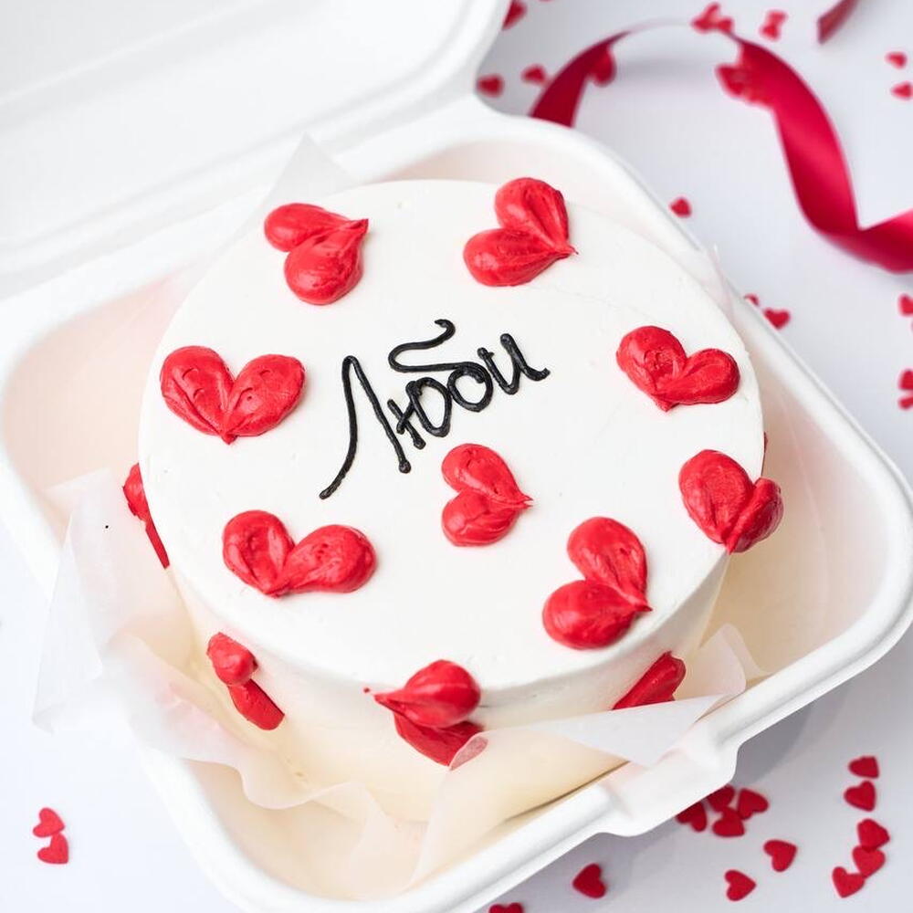 Бенто люби с сердечками