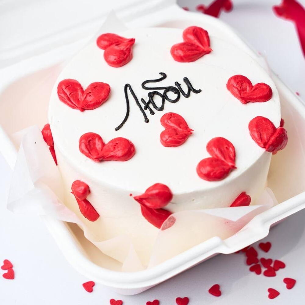 Бенто люби с сердечками