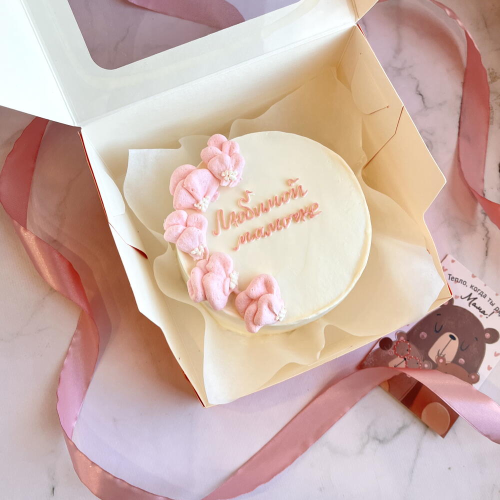 Бенто «любимой мамочке» с цветами на День матери