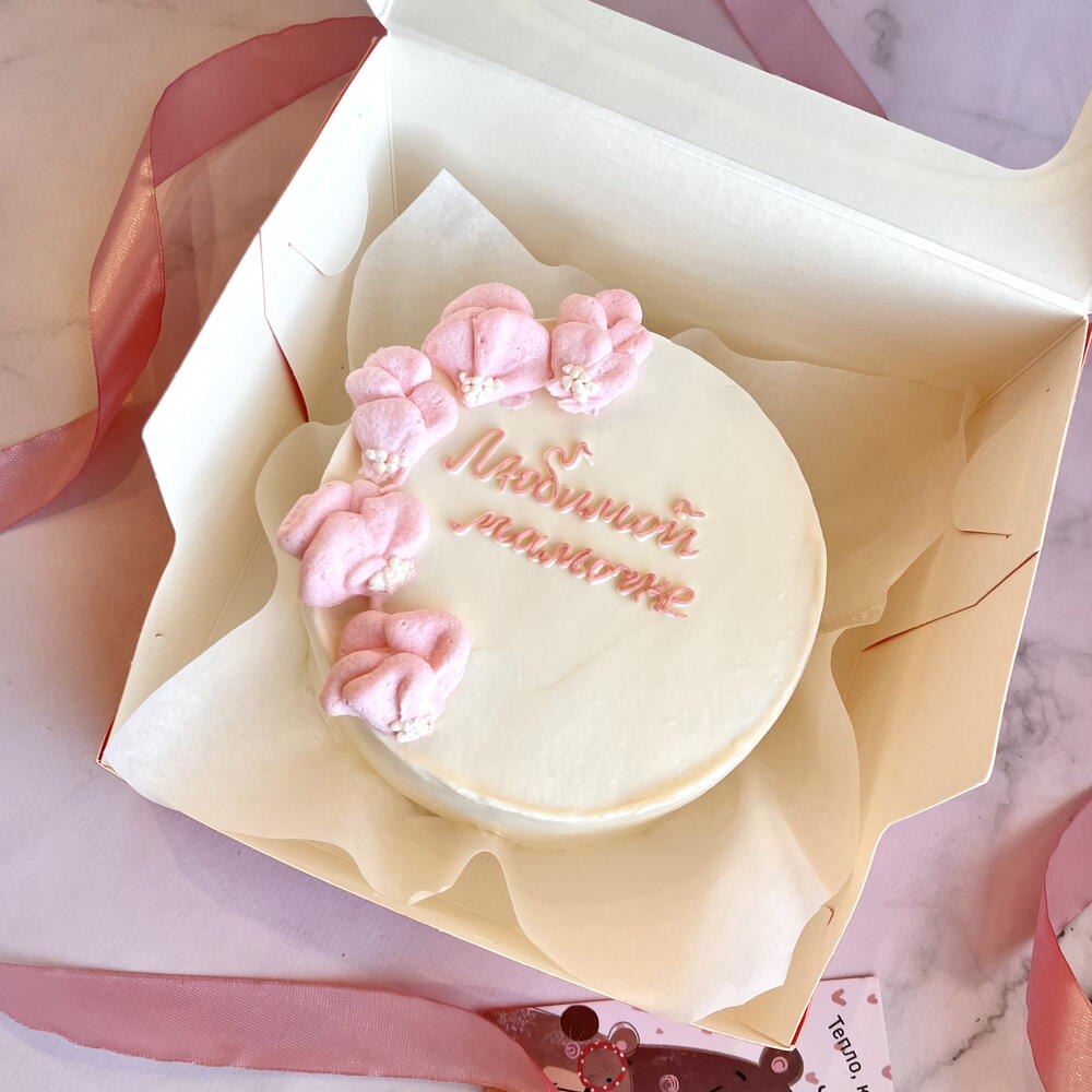 Бенто «любимой мамочке» с цветами на День матери