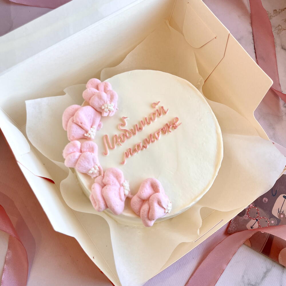 Бенто «любимой мамочке» с цветами на День матери