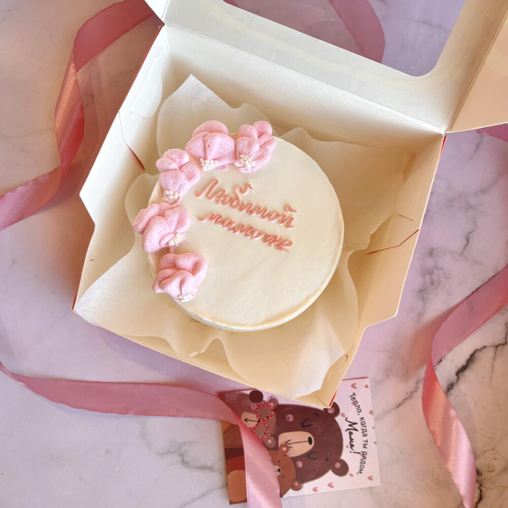 Бенто «любимой мамочке» с цветами на День матери