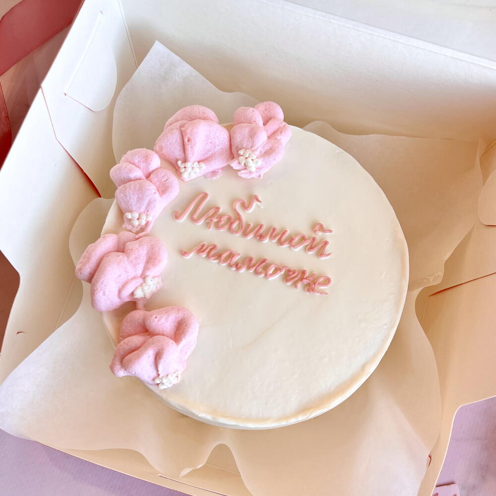 Бенто «любимой мамочке» с цветами на День матери