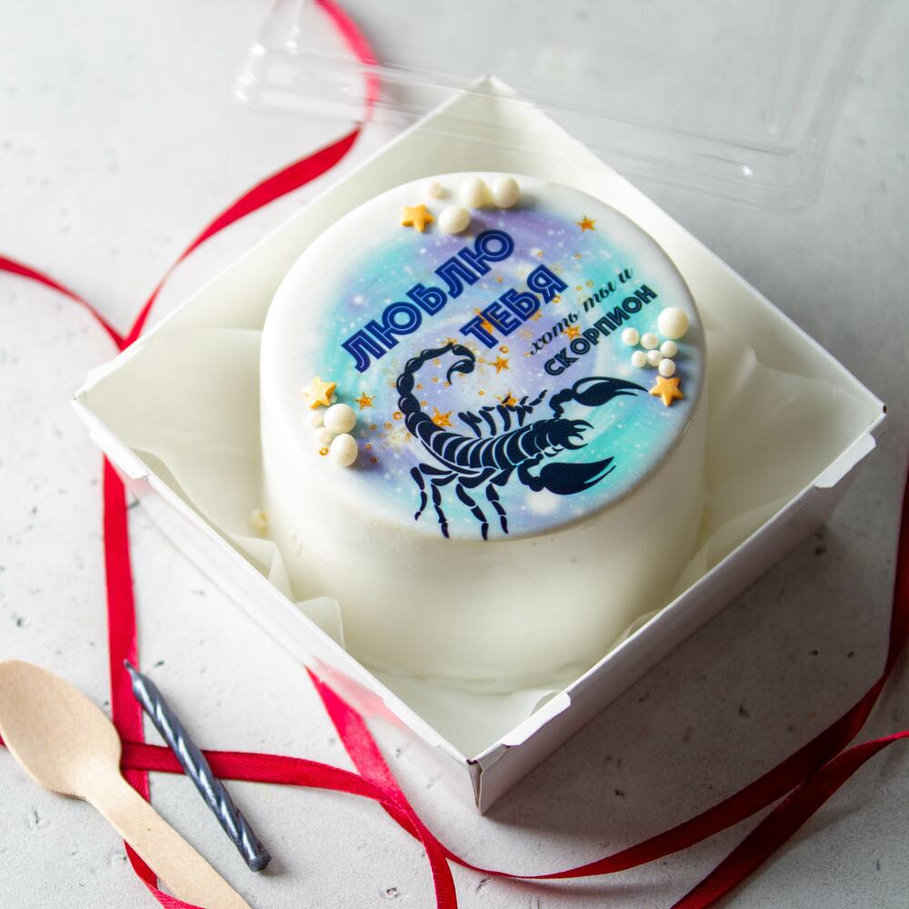 Бенто "Люблю тебя скорпион" (подарок девушке, парню)