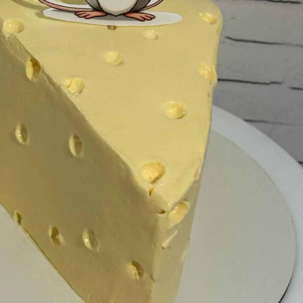 Бенто макси кусочек сыра с мышкой для мамы , любимой девушке , сестре , дочке