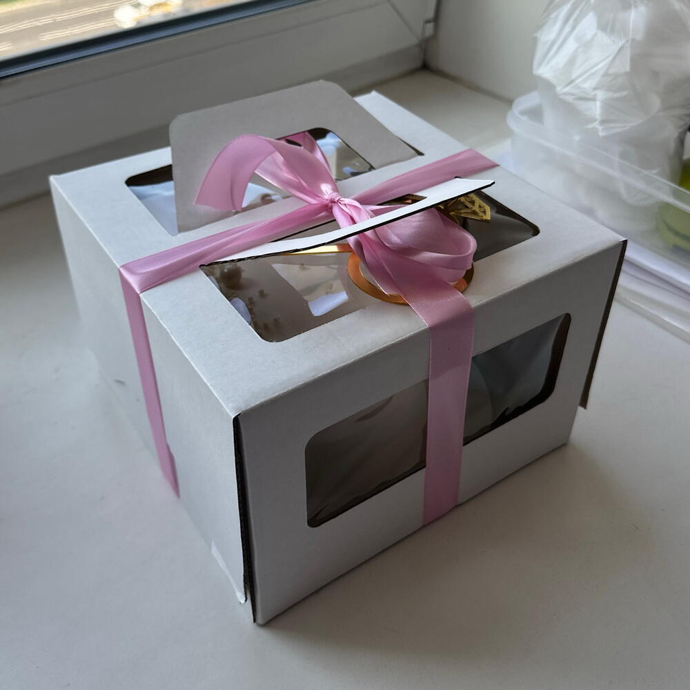 Бенто макси «С Днем рождения» с цветами