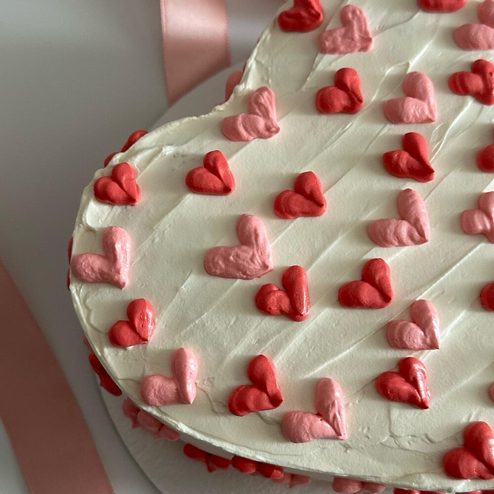 Бенто макси с сердечками в виде сердца