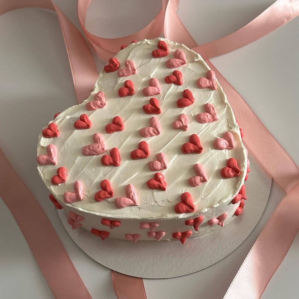 Бенто макси с сердечками в виде сердца