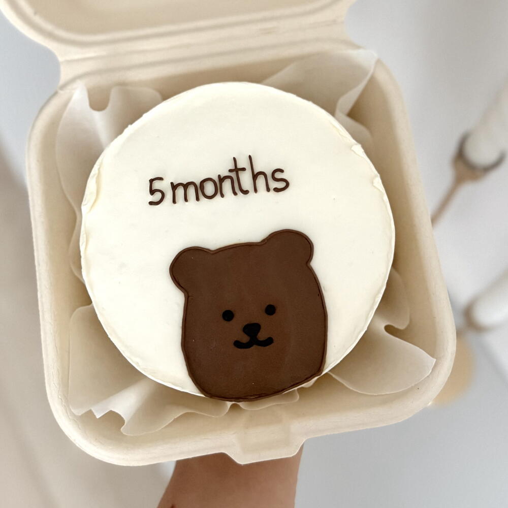 Бенто малышу на 5 месяцев с мишкой