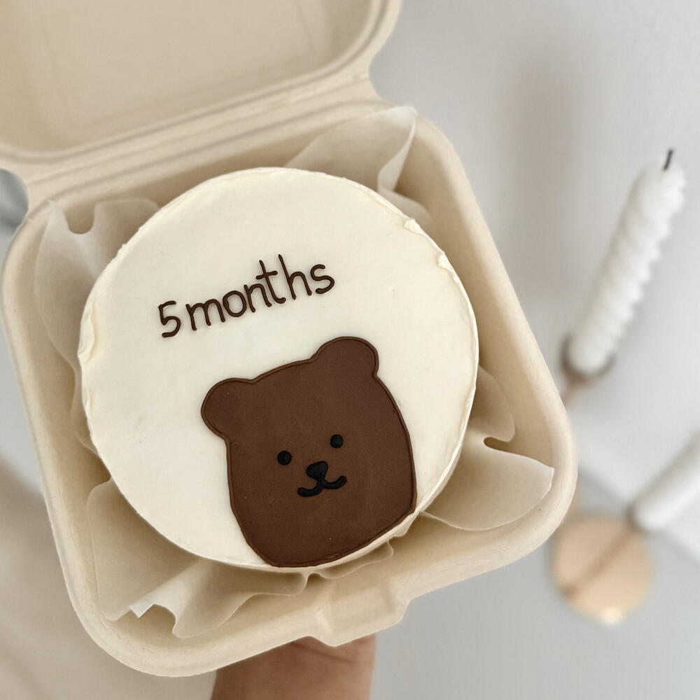 Бенто малышу на 5 месяцев с мишкой