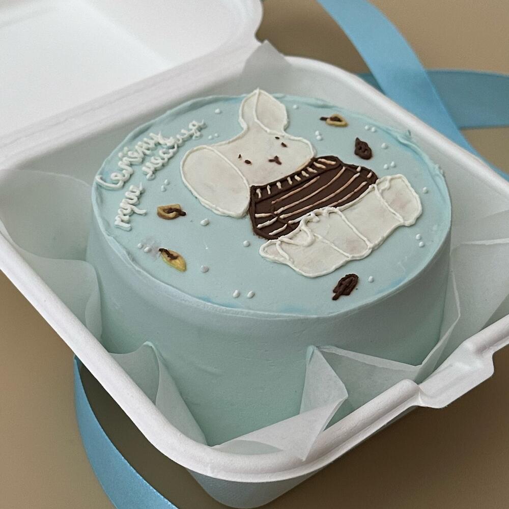 Бенто малышу на каждый месяц с зайчиком