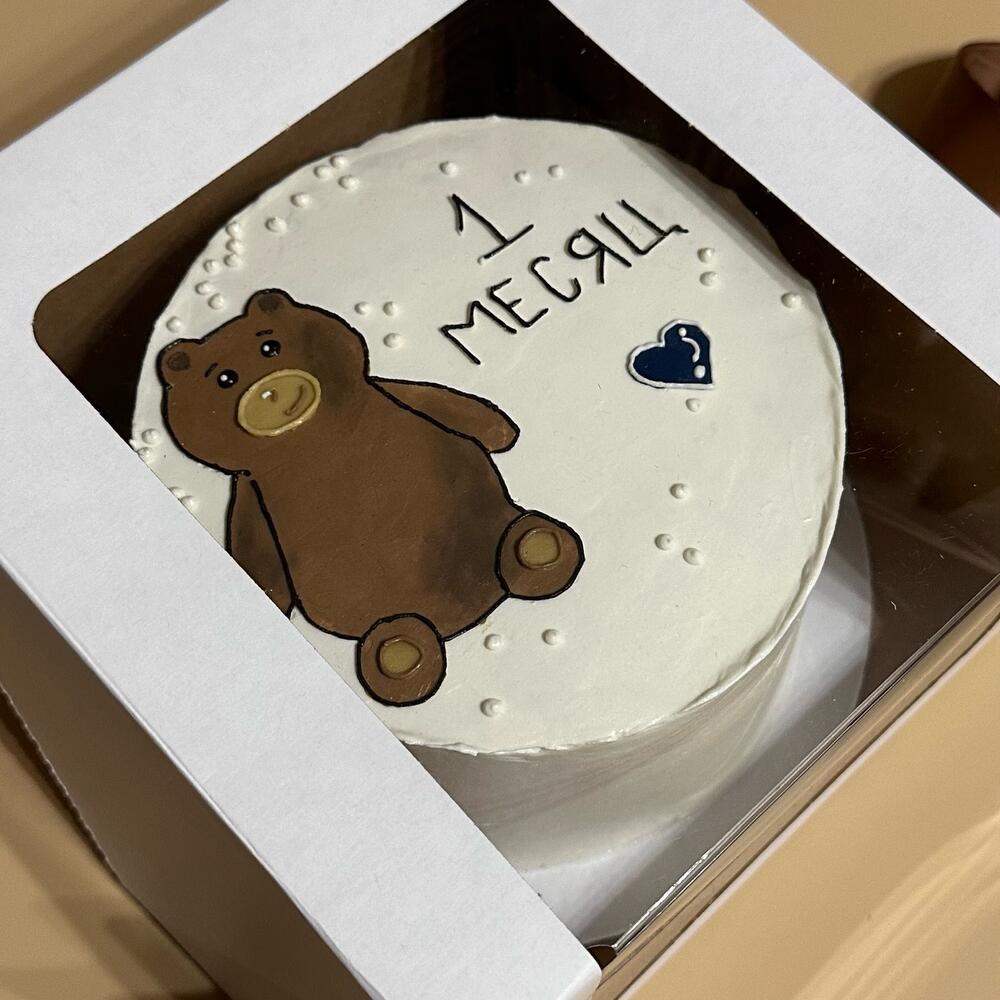 Бенто малышу с мишкой, медведем на каждый месяц