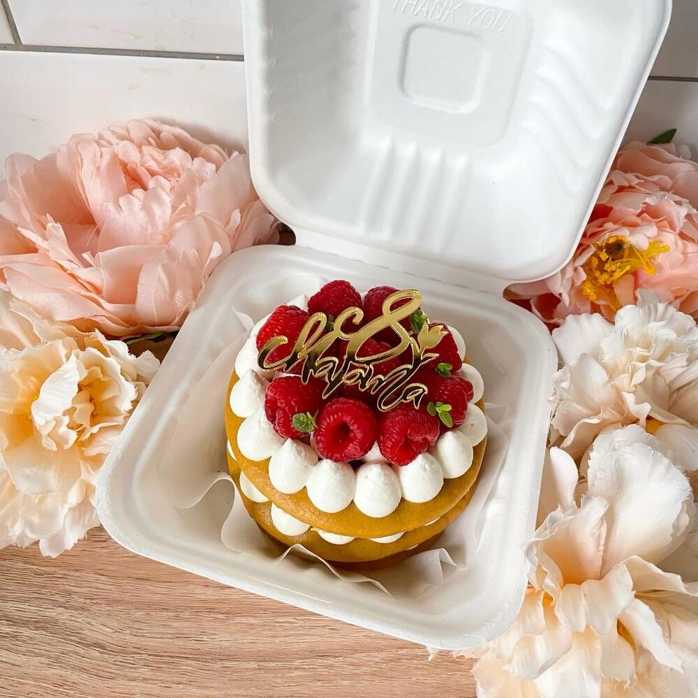 Бенто медовик 8 марта