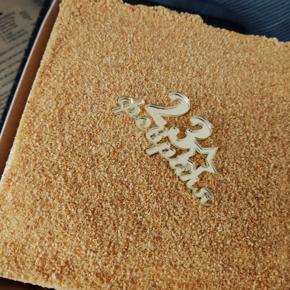 Бенто медовик на 23 февраля