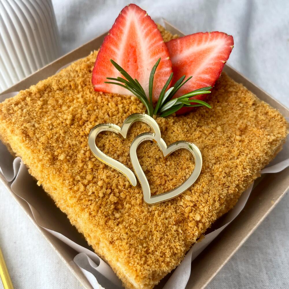 Бенто медовик на годовщину