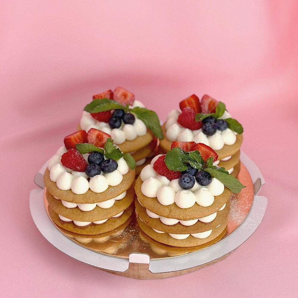 Бенто - медовик открытый ( 4 тортика)