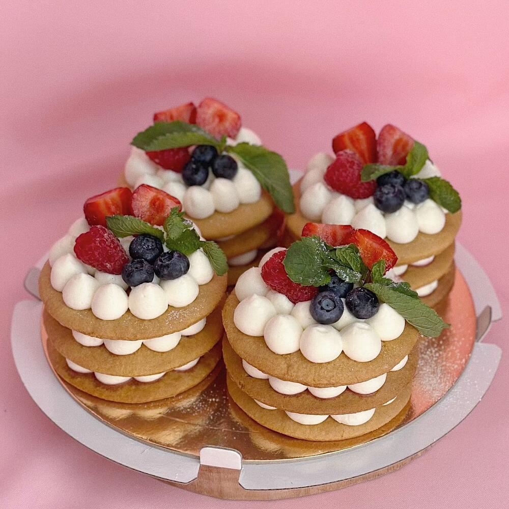 Бенто - медовик открытый ( 4 тортика)