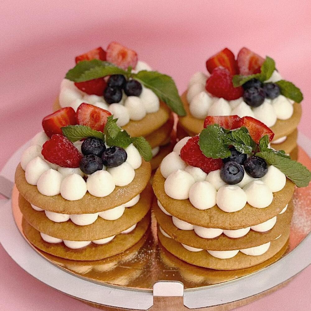 Бенто - медовик открытый ( 4 тортика)