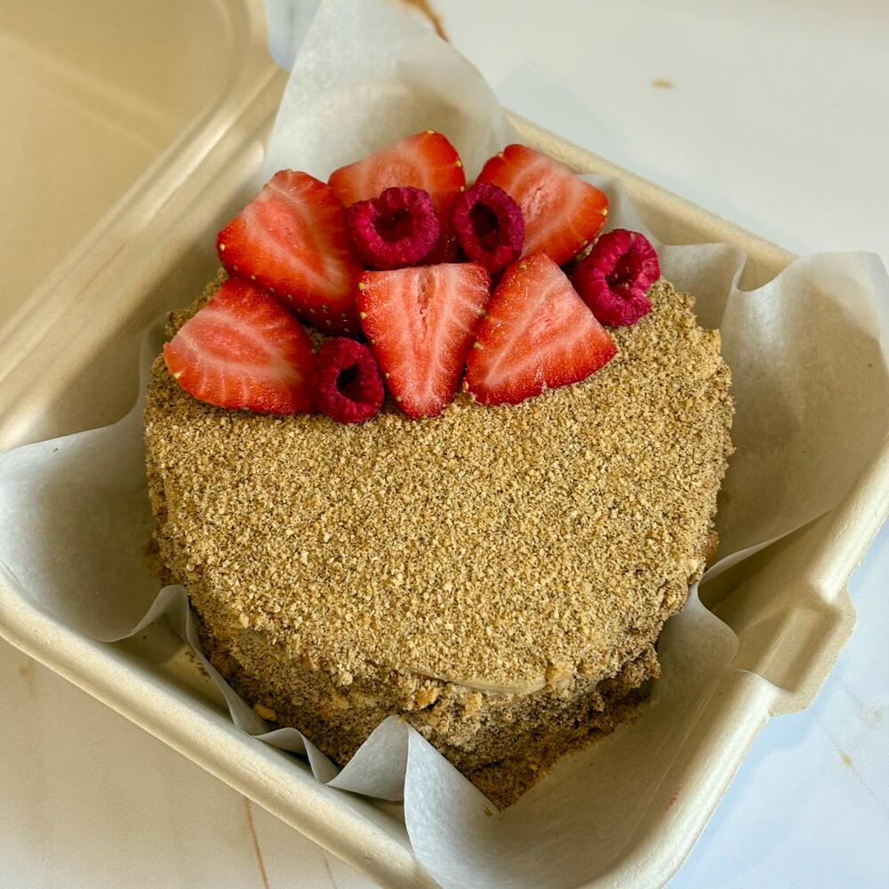 Бенто медовик с кофейным кремом