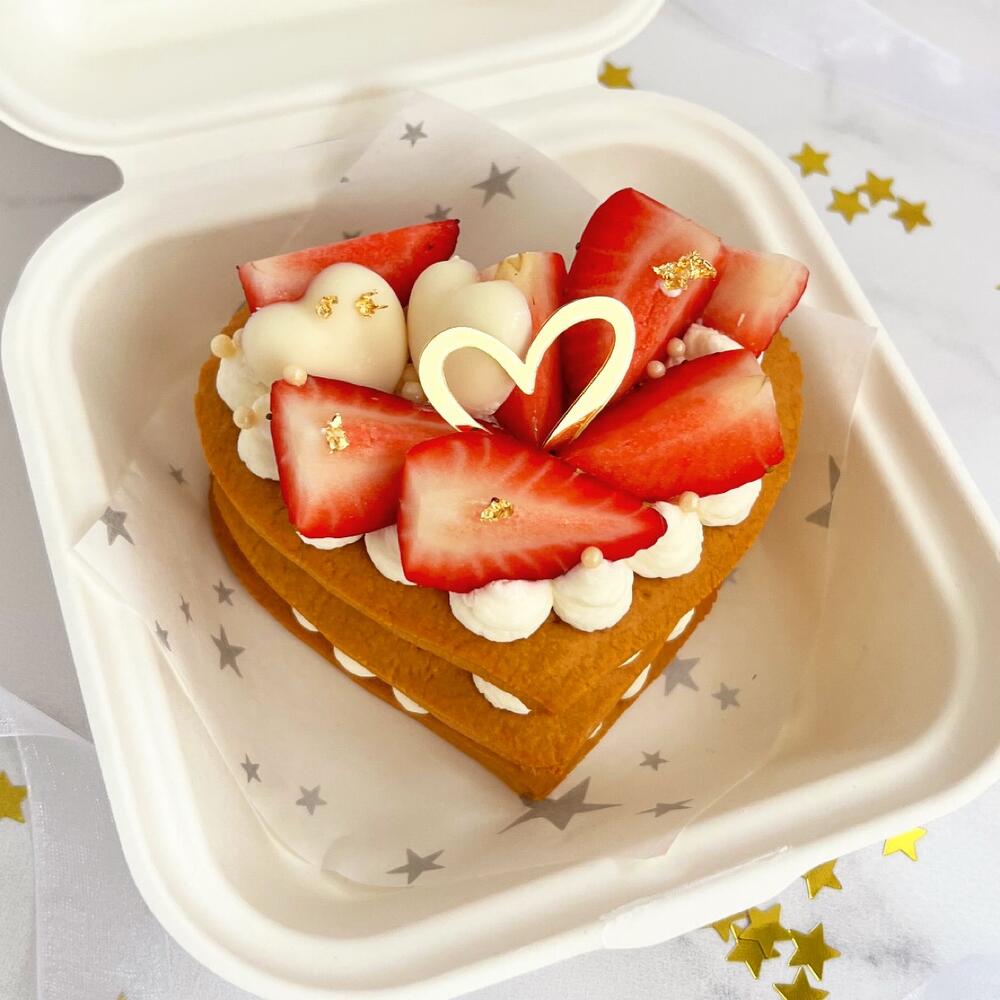 Бенто медовик сердце