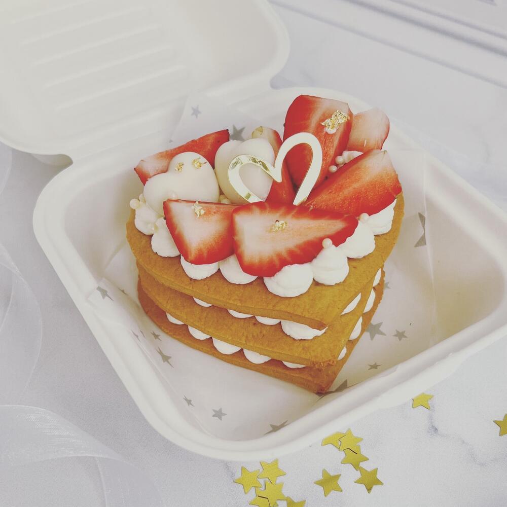 Бенто медовик сердце